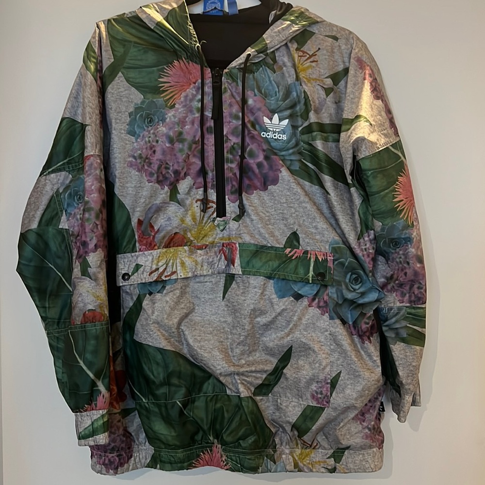 Adidas pullover windbreaker